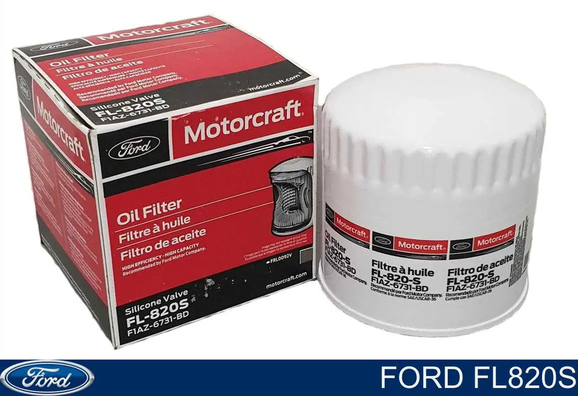 FL820S Ford Filtr oleju