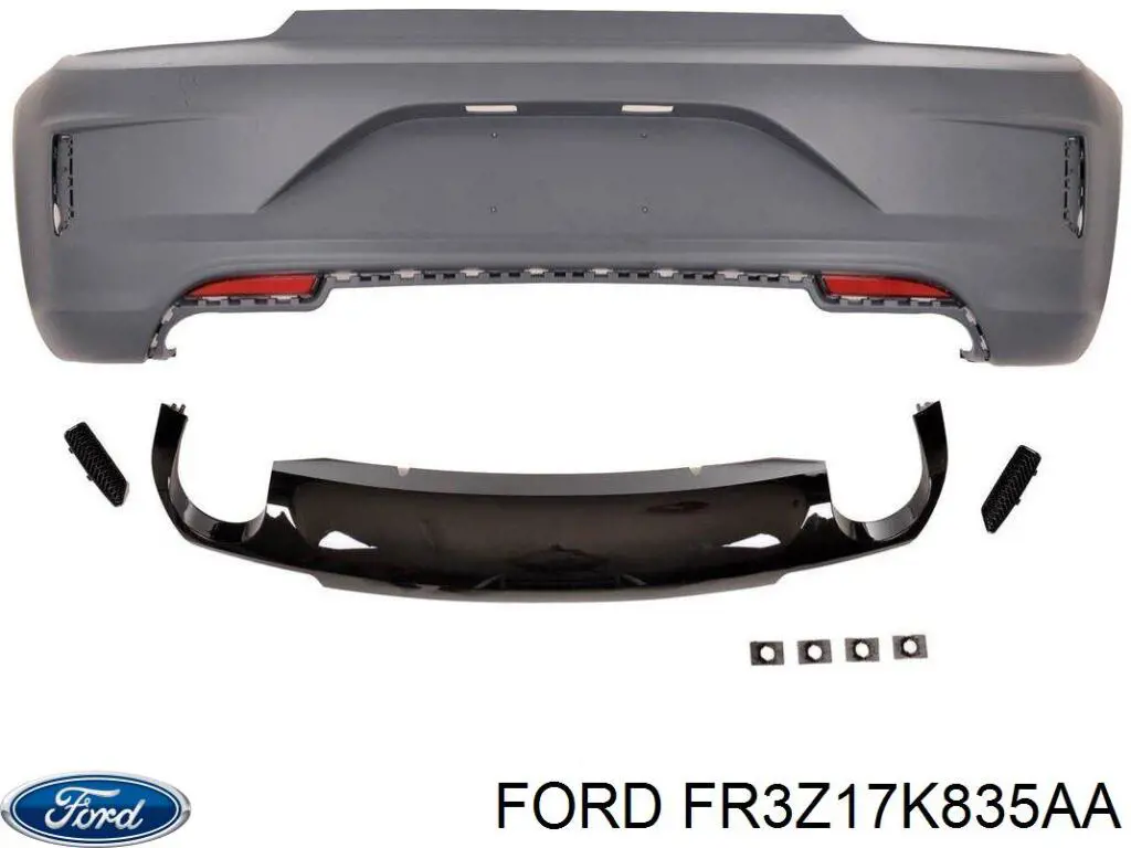 FR3Z17K835AA Ford Zderzak tylny