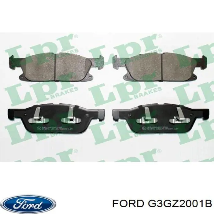 Klocki hamulcowe przednie tarczowe Ford G3GZ2001B cena, od 40,81 USD