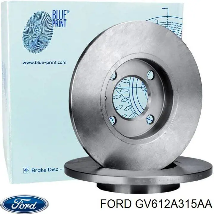 Tarcza hamulcowa tylna Ford GV612A315AA cena, od 55,22 USD