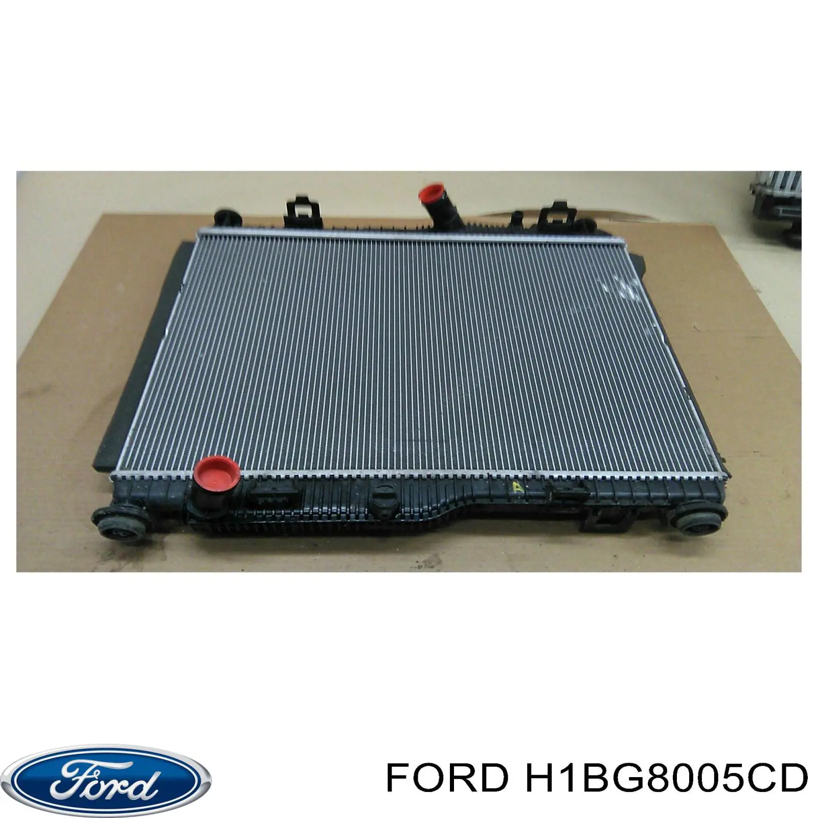 H1BG8005CD Ford Chłodnica silnika