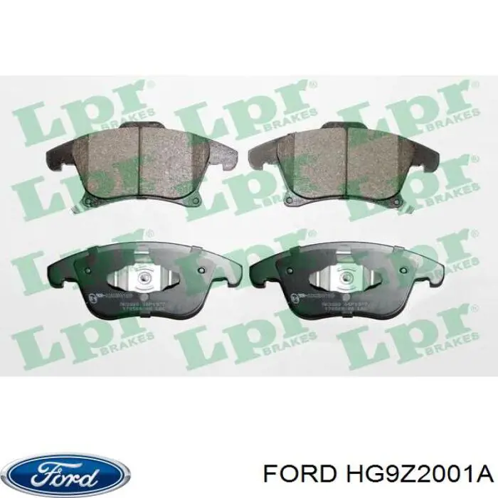 Klocki hamulcowe przednie tarczowe Ford HG9Z2001A cena, od 29,33 USD