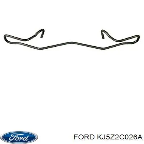 KJ5Z2C026A Ford Tarcza hamulcowa tylna