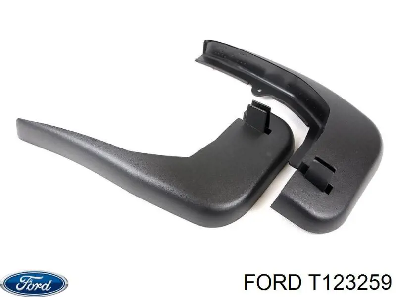 T123259 Ford chlapacze przednie, zestaw