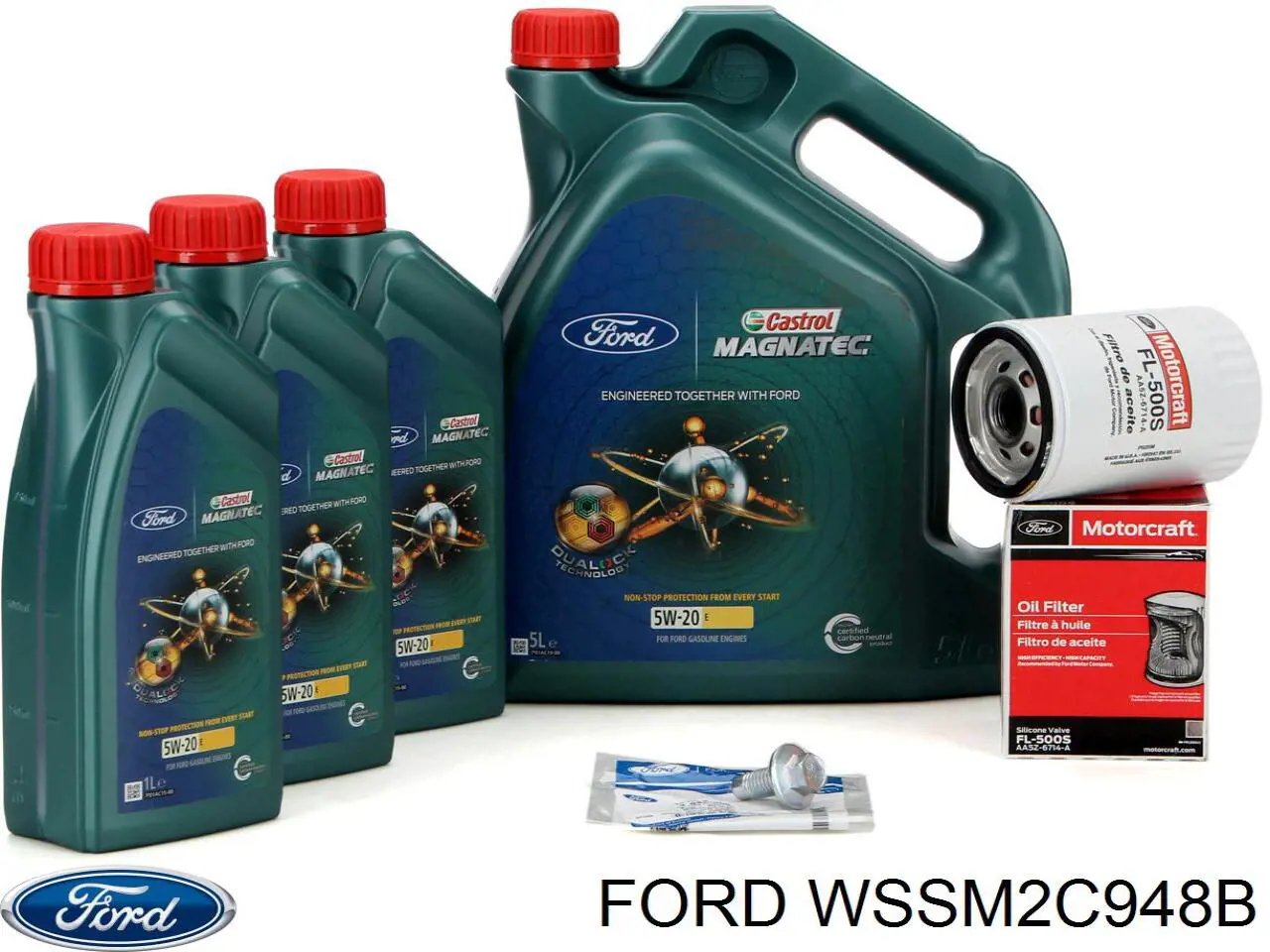 Olej do silnika Ford WSSM2C948B cena, od 74,09 USD
