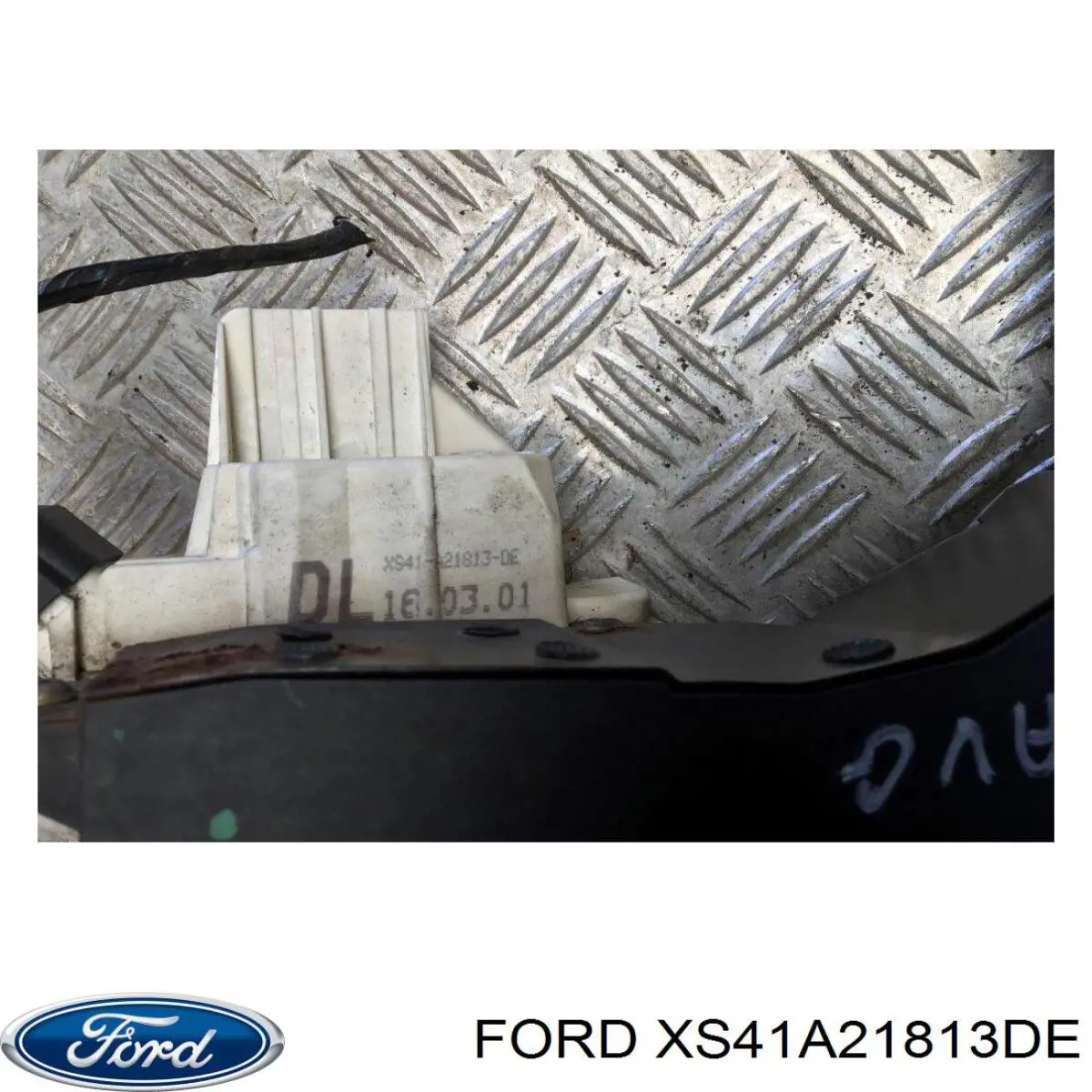 Do koszyka XS41A21813DE Ford Zamek drzwi przednich lewych