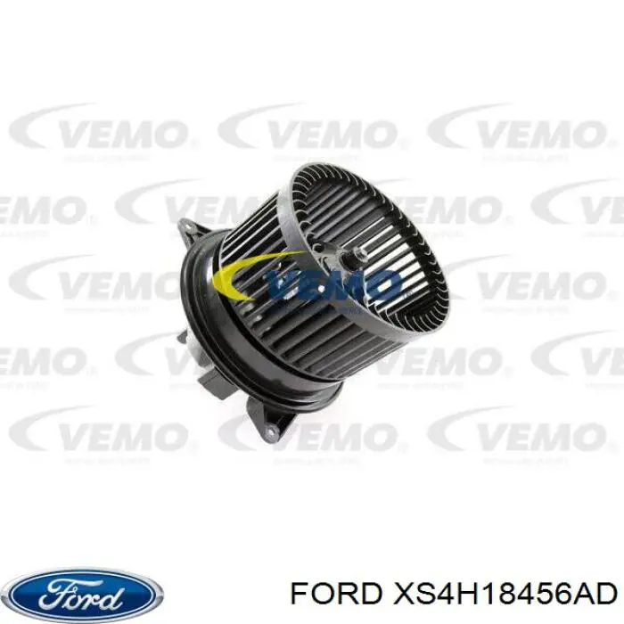 Do koszyka XS4H18456AD Ford Silniczek wentylatora nagrzewnicy (ogrzewacza wnętrza)