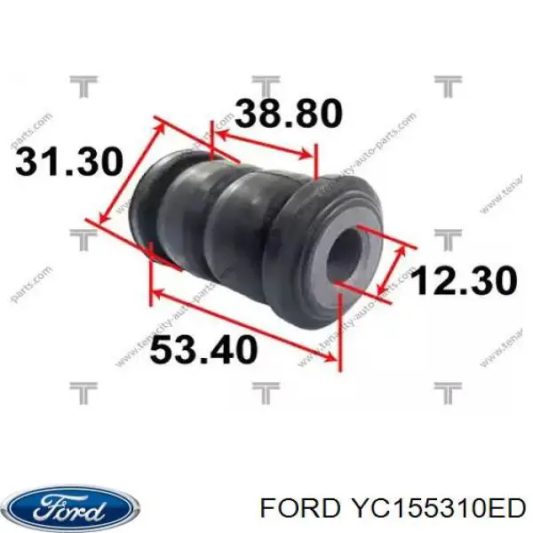 Do koszyka YC155310ED Ford Sprężyna przednia