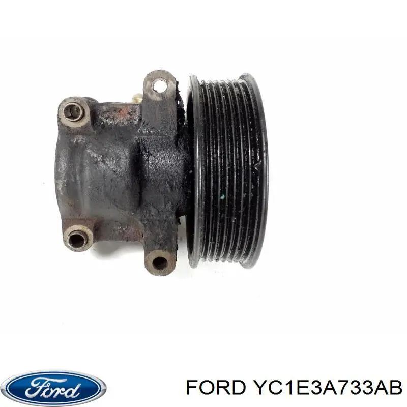 YC1E3A733AB Ford Koło pasowe pompy wspomagania hydraulicznego