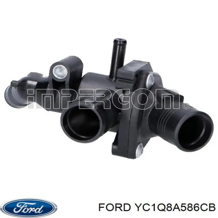 Do koszyka YC1Q8A586CB Ford Obudowa termostatu