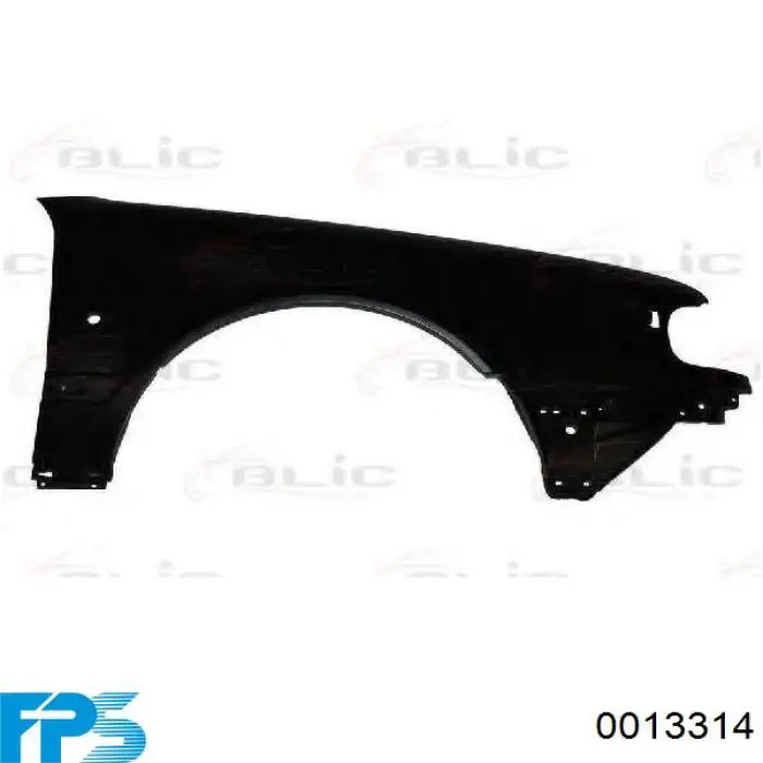 Błotnik przedni prawy 0013314 FPS