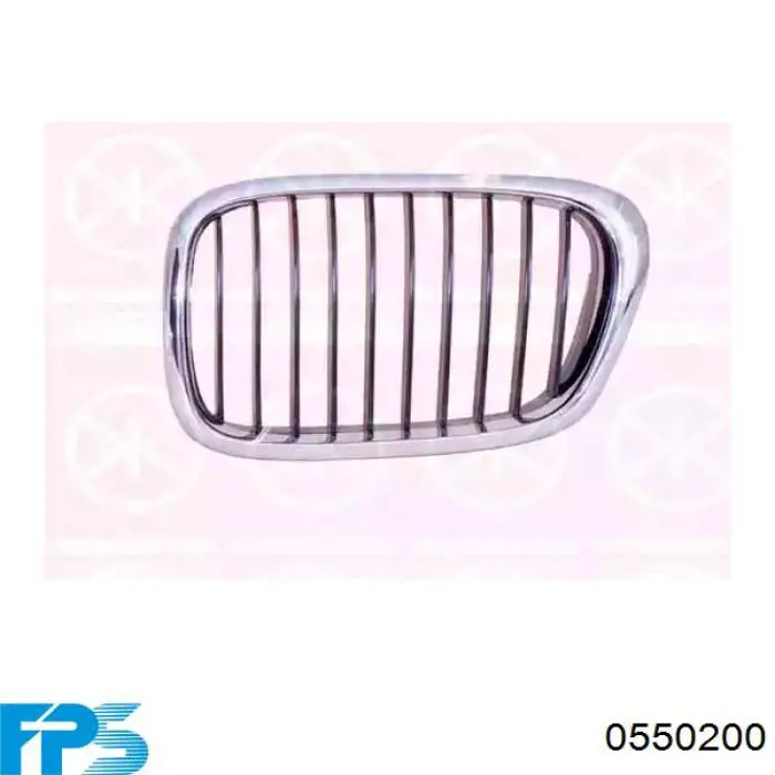  Osłona chłodnicy kompletna (panel mocowania reflektorów) Citroen Berlingo 