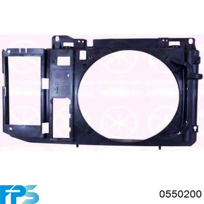 Do koszyka Osłona chłodnicy kompletna (panel mocowania reflektorów) Citroen Berlingo  M