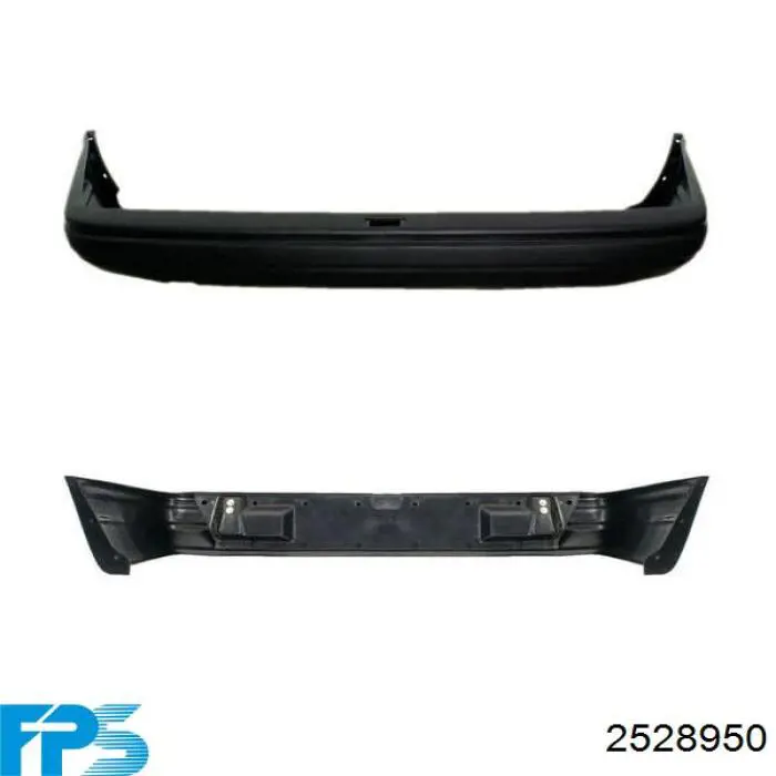 Zderzak tylny Ford Escort IV hatchback (GAF, AWF, ABFT) (1985 - 1990) cena, od 91,30 USD