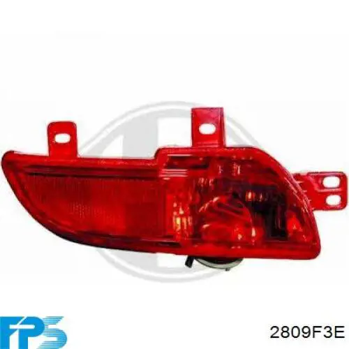Do koszyka 8M5115501 Ford Przednia lampa przeciwmgielna tylna lewa