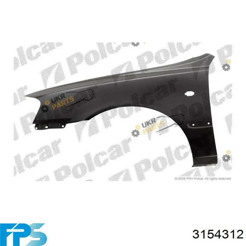 Błotnik przedni prawy Hyundai Accent I sedana (1994 - 2001) cena, od 65,65 USD