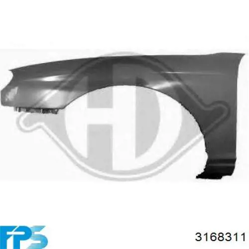 Błotnik przedni lewy Hyundai Sonata IV sedana (EF) (1998 - 2001) cena, od 58,40 USD