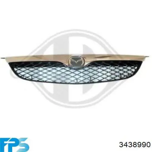 Atrapa chłodnicy Mazda 626 III sedana (GD) (1987 - 1992) cena, od 27,18 USD