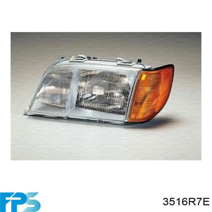 Reflektor lewy Mercedes S sedana (W140) (1991 - 1998) cena, od 139,67 USD