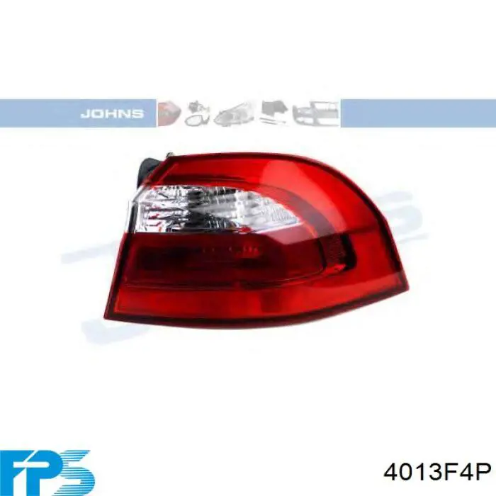 Lampa zespolona tylna prawa 4013F4P FPS