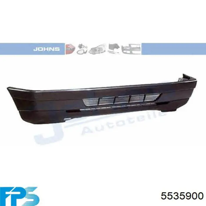 Zderzak przedni Peugeot 405 I sedana (15B) (1987 - 1992) cena, od 96,94 USD
