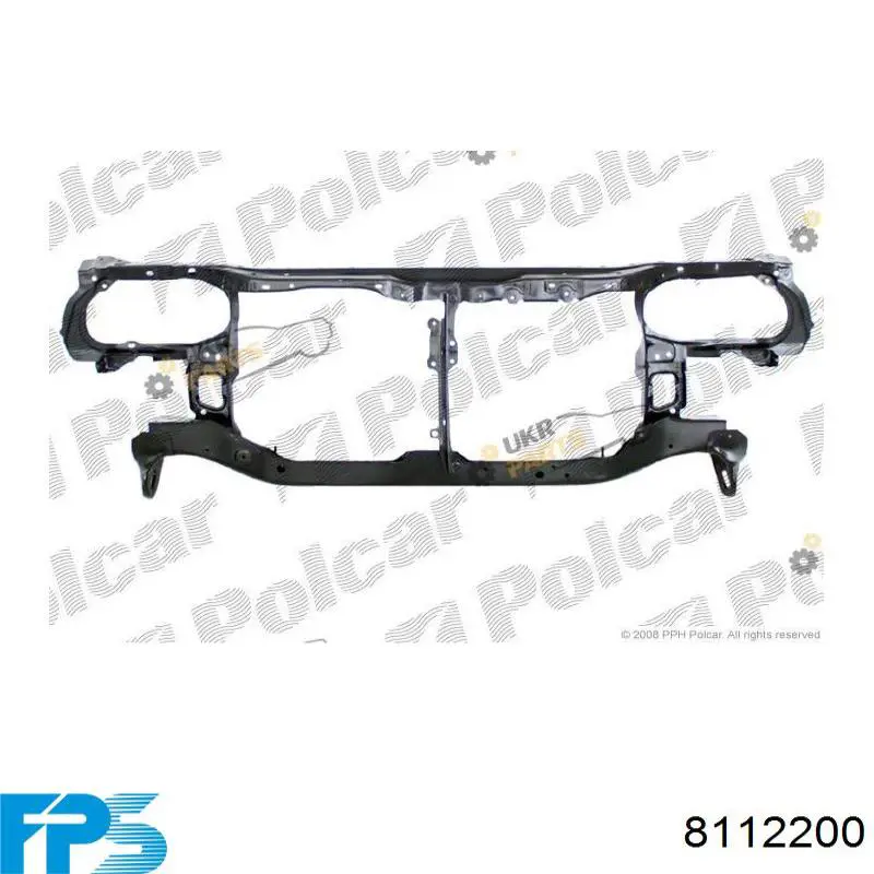 Osłona chłodnicy kompletna (panel mocowania reflektorów) Toyota 532011A030 cena, od 101,26 USD