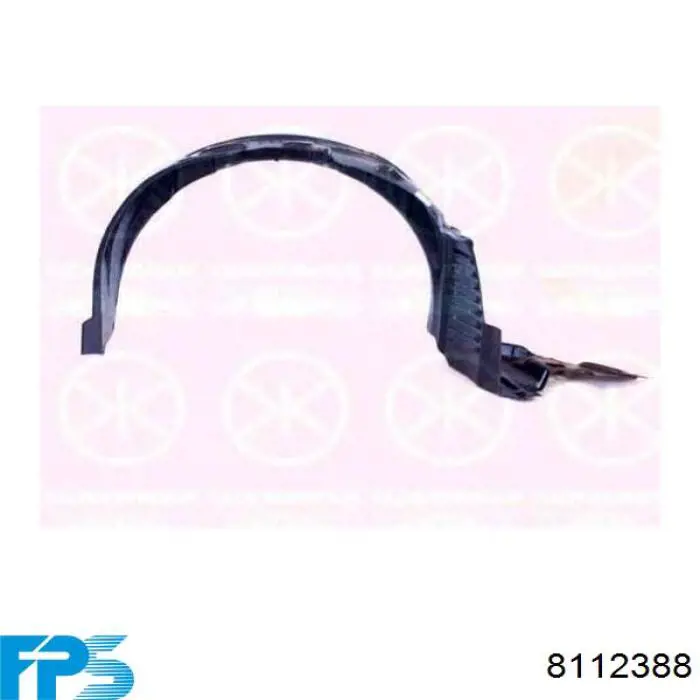  Nadkole błotnika przedniego prawe Toyota Corolla 