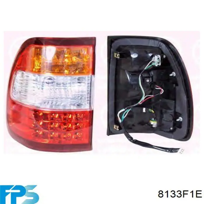 Do koszyka Lampa zespolona tylna lewa Toyota Land Cruiser 80 J8