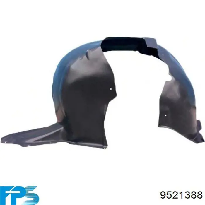 Nadkole błotnika przedniego prawe 191809962 VAG