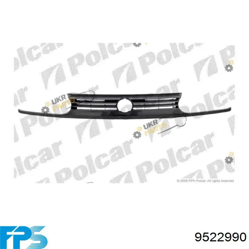 Do koszyka Atrapa chłodnicy Volkswagen Golf III 1H1