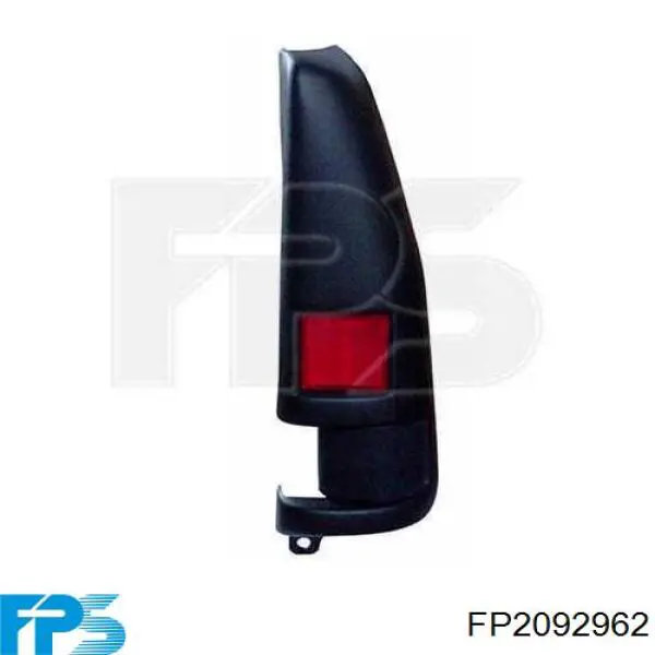 Zderzak tylny, prawa część Peugeot/Citroen 1300182070 cena, od 48,65 USD