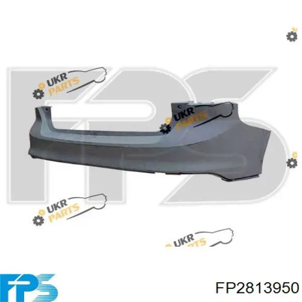 F1EB17906A Ford Zderzak tylny