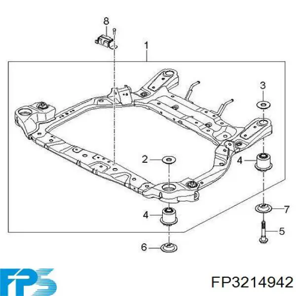 Korpus osi przedniej 4max 0206053277005P cena, od 224,96 USD