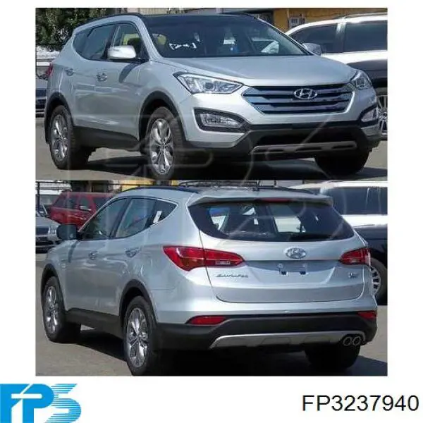 Wzmocnienie zderzaka przedniego do Hyundai Santa Fe III DM