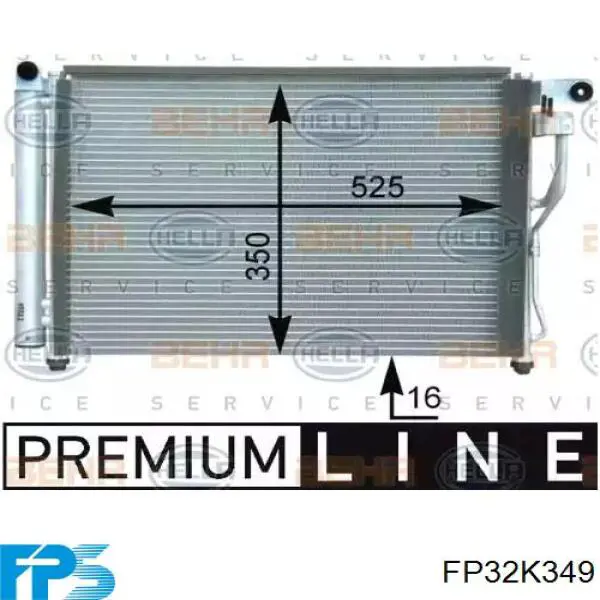 Chłodnica klimatyzacji FPS FP32K349 cena, od 91,04 USD