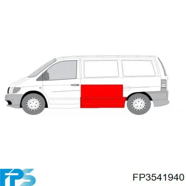 Do koszyka Wzmocnienie zderzaka przedniego Mercedes V  638