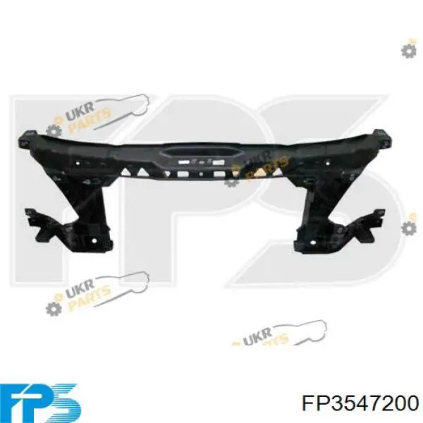 Osłona chłodnicy kompletna (panel mocowania reflektorów) Autotechteile 1008837 cena, od 129,99 USD