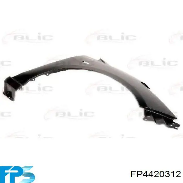 Błotnik przedni prawy Mazda 2 II hatchback (DE) (2007 - 2014) cena, od 57,72 USD