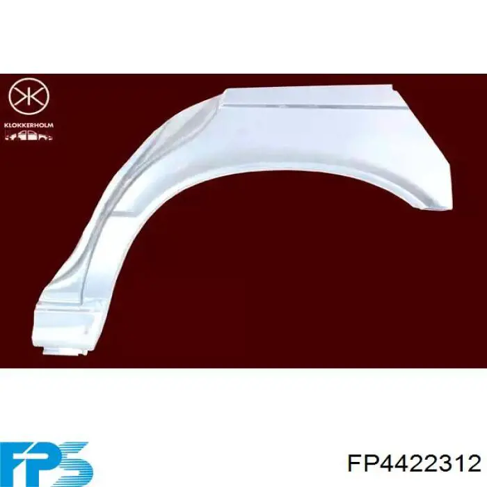 Błotnik przedni prawy 45D102 Polcar