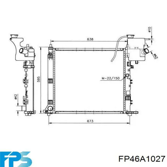 Chłodnica silnika Mercedes A6385011601 cena, od 261,43 USD