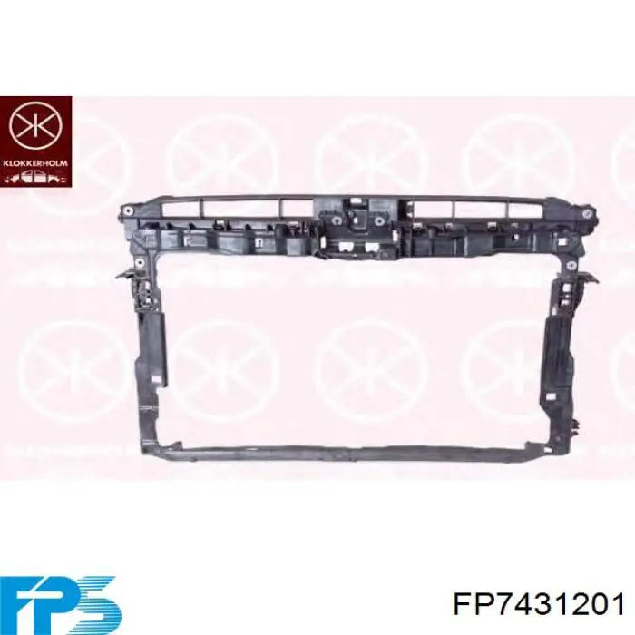 FP 7431 201 FPS osłona chłodnicy kompletna (panel mocowania reflektorów)