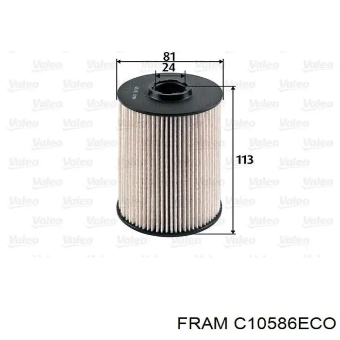 Filtr paliwa Fram C10586ECO cena, od 14,09 USD