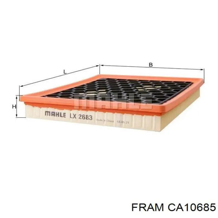 CA10685 Fram Filtr powietrza