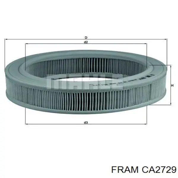 Filtr powietrza CA2729 Fram