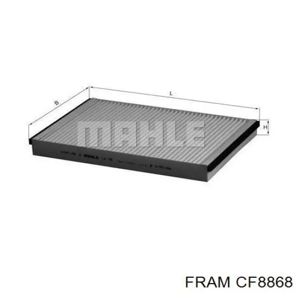 Do koszyka CF8868 Fram Filtr kabiny