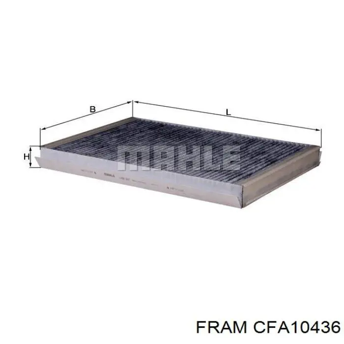 Do koszyka CFA10436 Fram Filtr kabiny