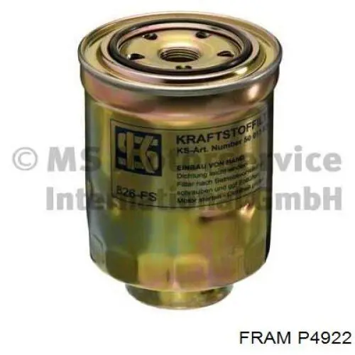 Do koszyka P4922 Fram Filtr paliwa