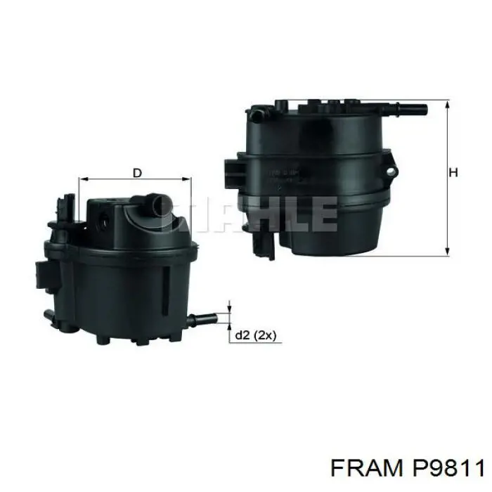 P9811 Fram Filtr paliwa