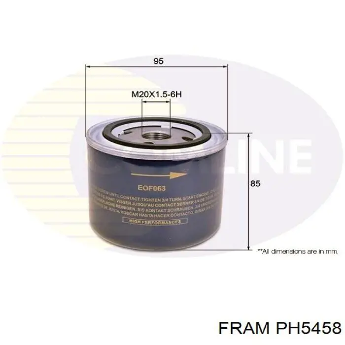 Filtr oleju Fram PH5458 cena, od 8,11 USD