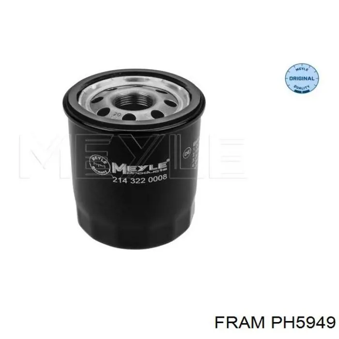 Do koszyka PH5949 Fram Filtr oleju